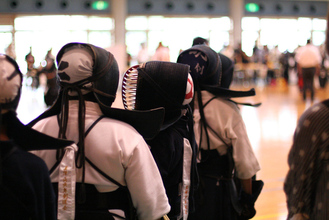 第一回　禅旗争奪少年剣道大会の様子