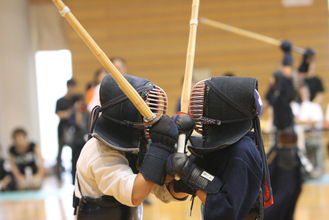 第一回　禅旗争奪少年剣道大会の様子