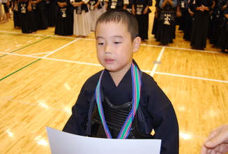 第三回　禅旗争奪少年剣道大会の様子