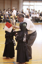 第三回　禅旗争奪少年剣道大会の様子