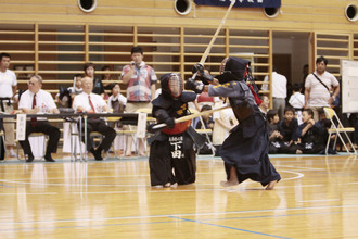 第三回　禅旗争奪少年剣道大会の様子