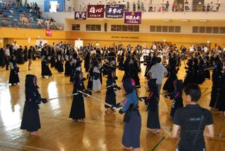 第五回　禅旗争奪少年剣道大会の様子