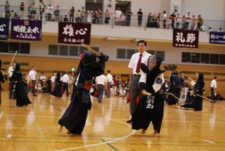 第五回　禅旗争奪少年剣道大会の様子