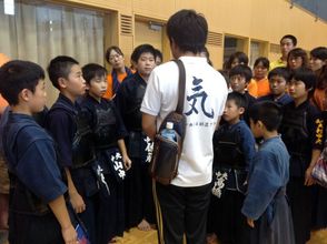 第五回　禅旗争奪少年剣道大会の様子