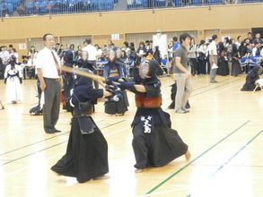 第五回　禅旗争奪少年剣道大会の様子