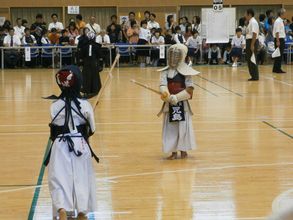 第五回　禅旗争奪少年剣道大会の様子