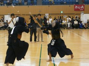 第五回　禅旗争奪少年剣道大会の様子