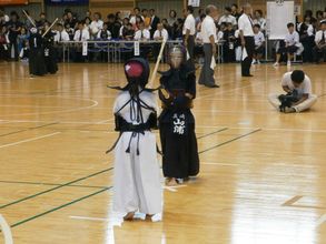 第五回　禅旗争奪少年剣道大会の様子