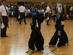 第五回　禅旗争奪少年剣道大会の様子