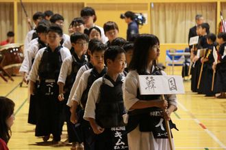 第七回　禅旗争奪少年剣道大会の様子