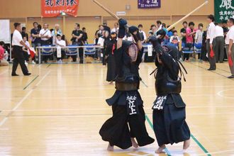 第七回　禅旗争奪少年剣道大会の様子