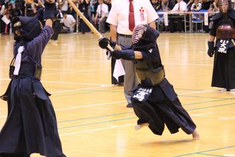 第八回　禅旗争奪少年剣道大会の様子