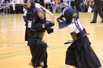 第八回　禅旗争奪少年剣道大会の様子