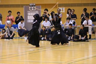 第八回　禅旗争奪少年剣道大会の様子