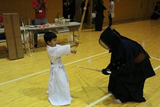 第八回　禅旗争奪少年剣道大会の様子