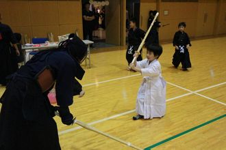 第八回　禅旗争奪少年剣道大会の様子