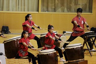 第九回　禅旗争奪少年剣道大会の様子