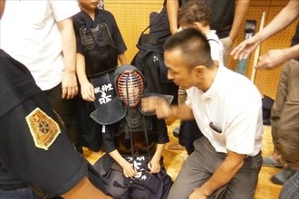 第九回　禅旗争奪少年剣道大会の様子