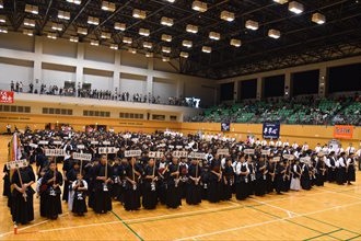 第九回　禅旗争奪少年剣道大会の様子