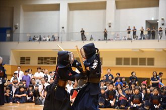 第九回　禅旗争奪少年剣道大会の様子