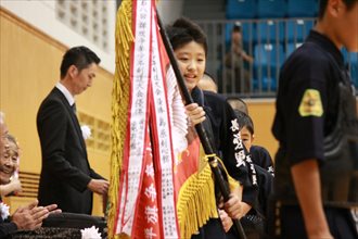 第九回　禅旗争奪少年剣道大会の様子