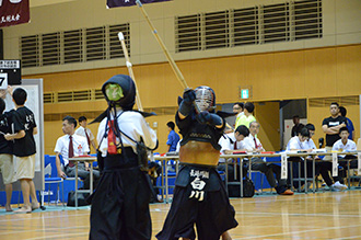 第九回　禅旗争奪少年剣道大会の様子