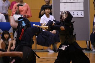 第八回　禅旗争奪少年剣道大会の様子